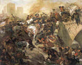 dela The battle of Taillebourg Art A4 Photo Print