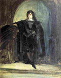 delacroix self portrait as ravenswood Art A4 Photo Print