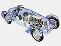 delahaye 135 1936 cutaway A4 Photo Print