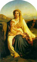 delaroche delfina potocka as madonna Art A4 Photo Print