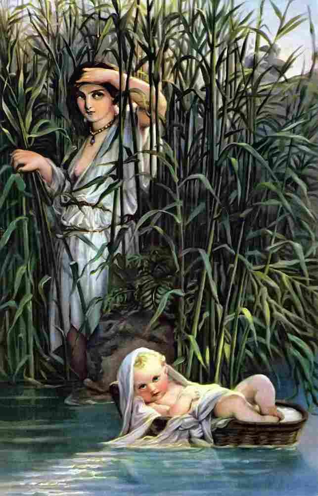 delaroche finding of moses Art A4 Photo Print