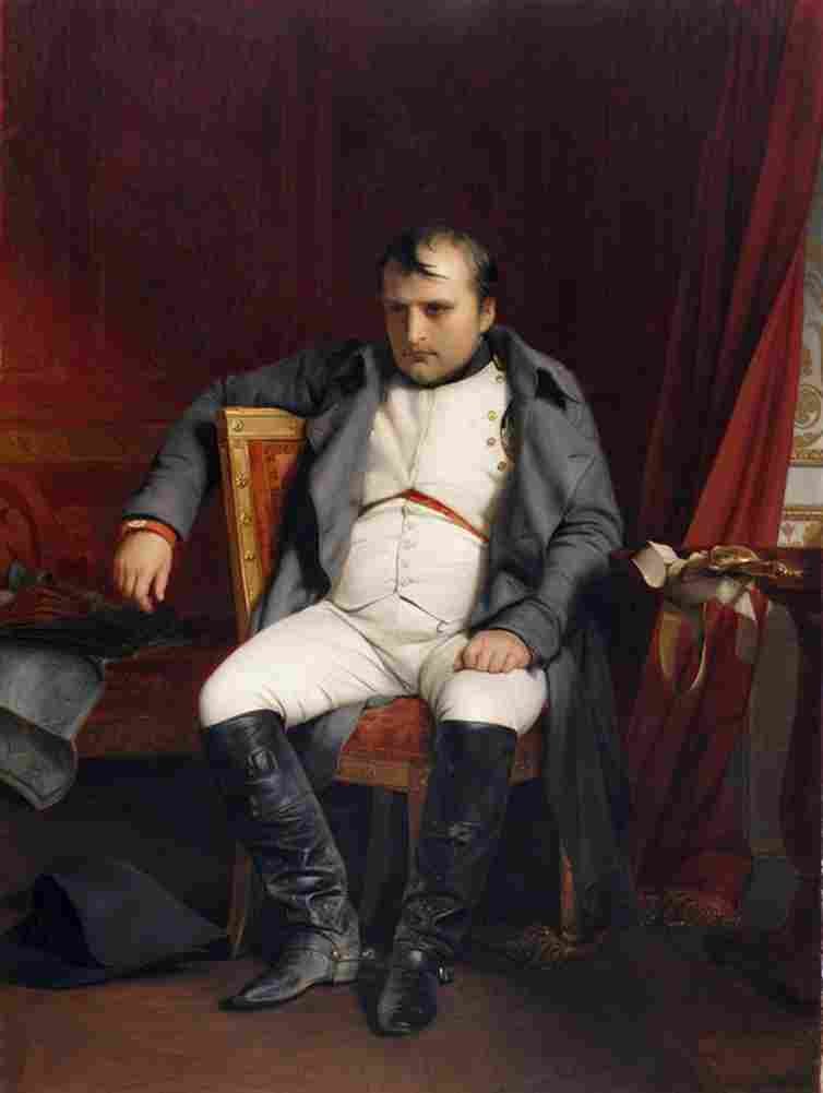 delaroche napoleon abdicating in fontainebleau Art A4 Photo Print