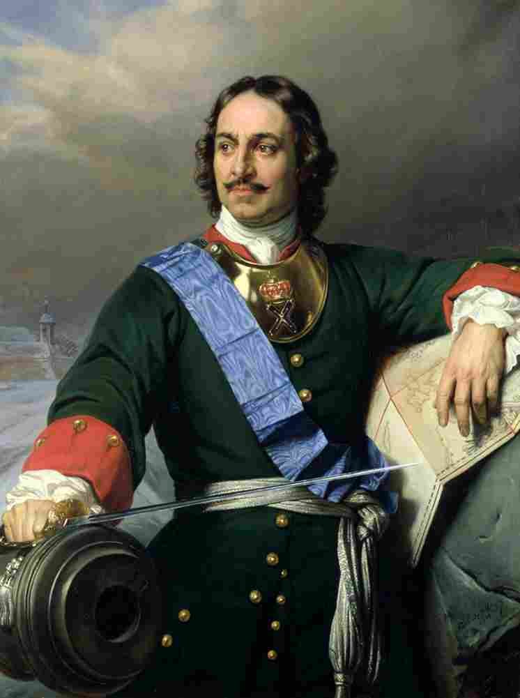 delaroche peter the great Art A4 Photo Print