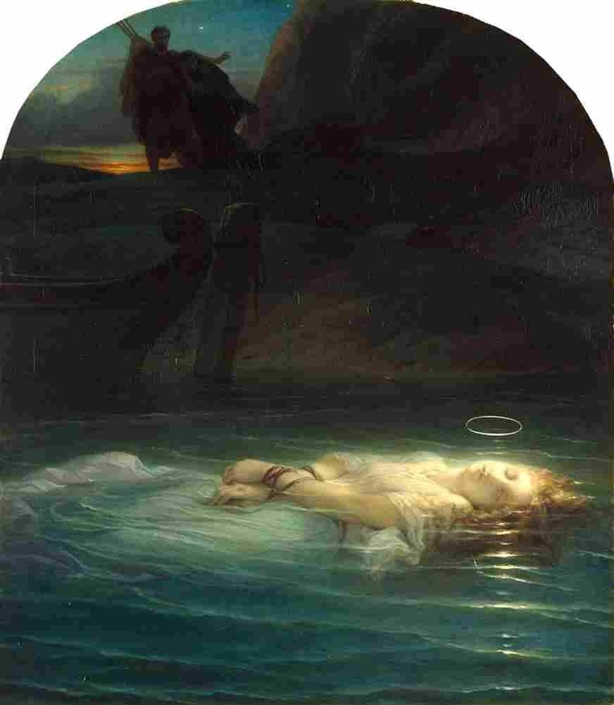 delaroche young christian martyr Art A4 Photo Print