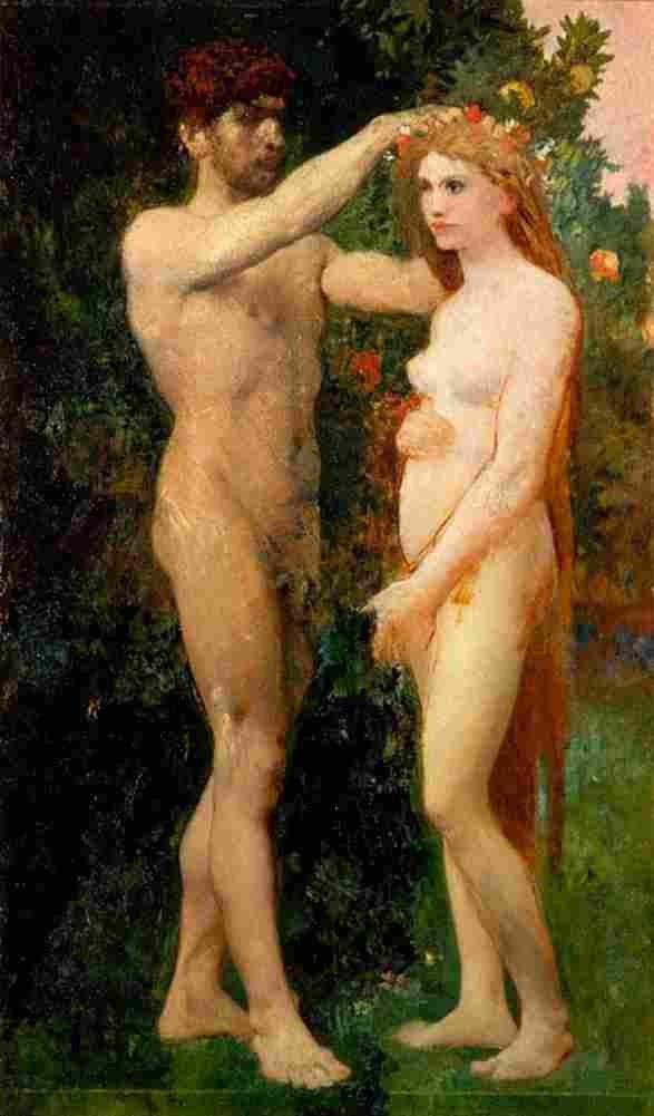 delaunay Daphnis and Chloe Art A4 Photo Print