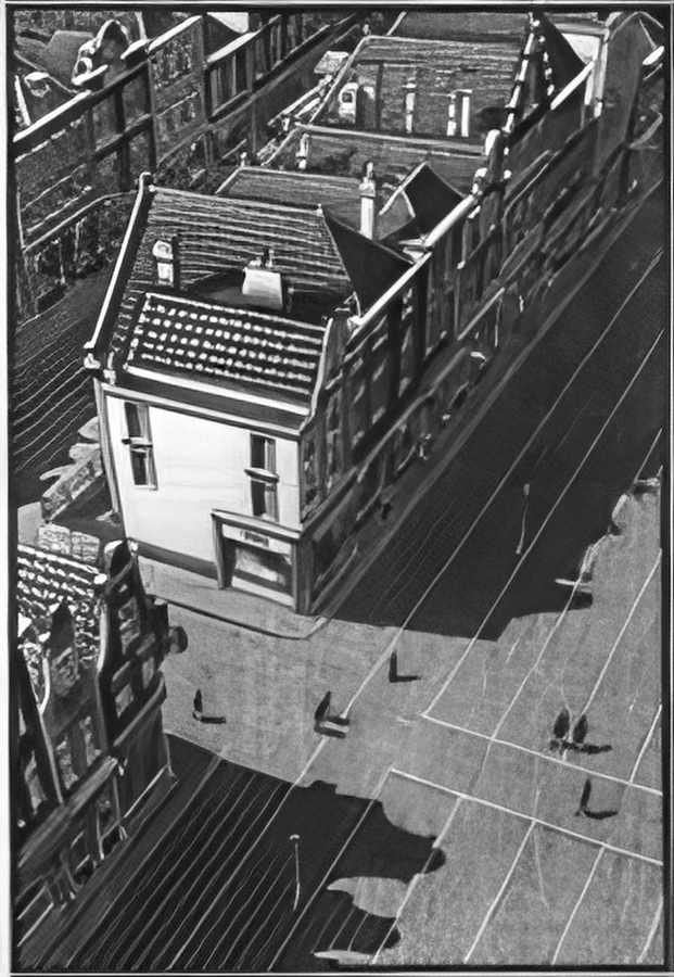 delft mc escher 1939 A4 Photo Print
