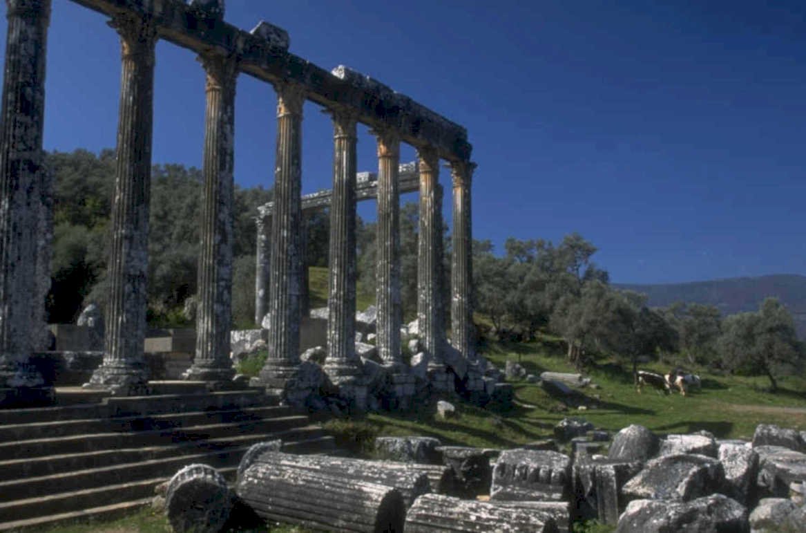 delphi temple ruins 1980s 1990s A4 Photo Print 42