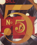 dem I saw the Figure 5 in gold Art A4 Photo Print