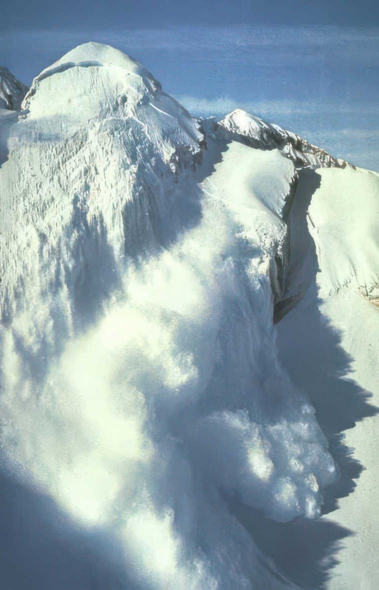 denali mountmckinley snow Vintage A4 Photo Print