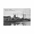 denmark fredericia havnemollen windmill Vintage A4 Photo Print