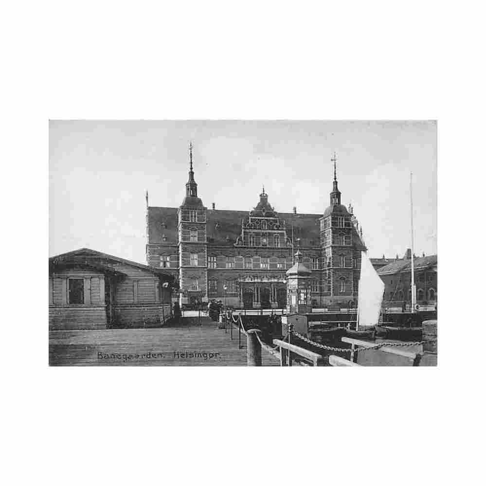 denmark helsingor banegaarden knud nielsen Vintage A4 Photo Print