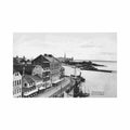 denmark helsingor havnparti jaernbane hotel knud nielsen Vintage A4 Photo Print