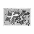 denmark kong frederik 8 Vintage A4 Photo Print