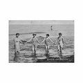 denmark oresund bdeliv ved oresund Vintage A4 Photo Print