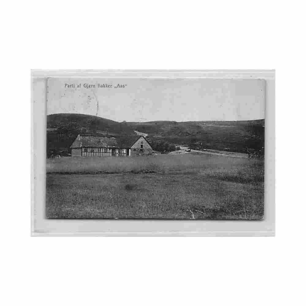 denmark parti af gjern bakker aas Vintage A4 Photo Print