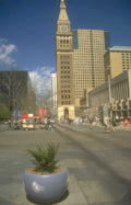 denver clock tower 1 Vintage A4 Photo Print