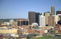 denver skyline 1998 Vintage A4 Photo Print