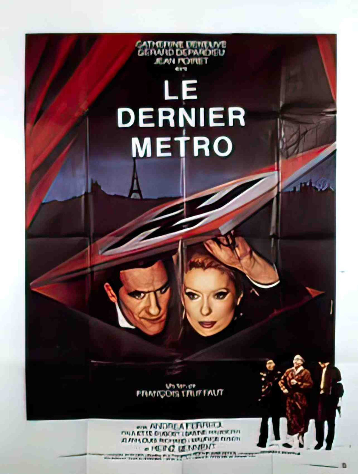 dernier metro le Advert A4 Photo Print