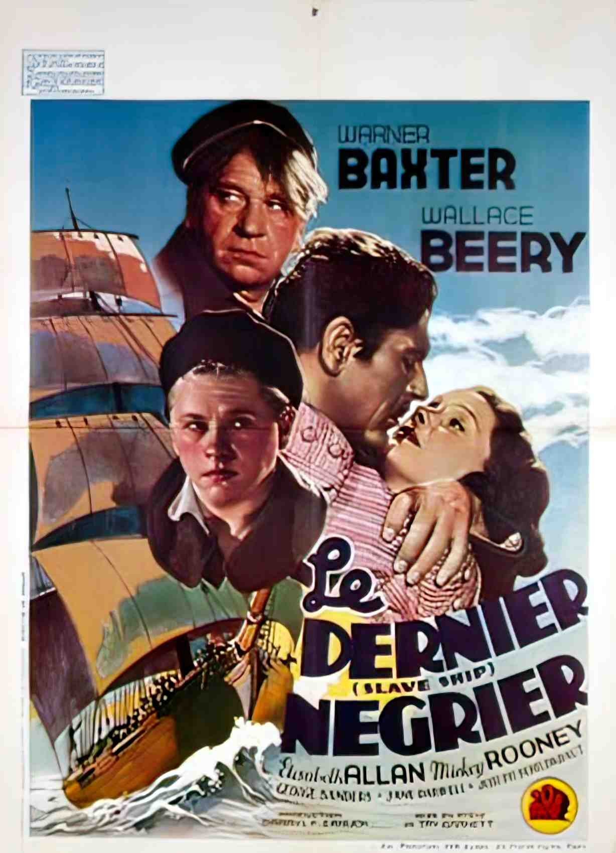 dernier negrier le belge Advert A4 Photo Print