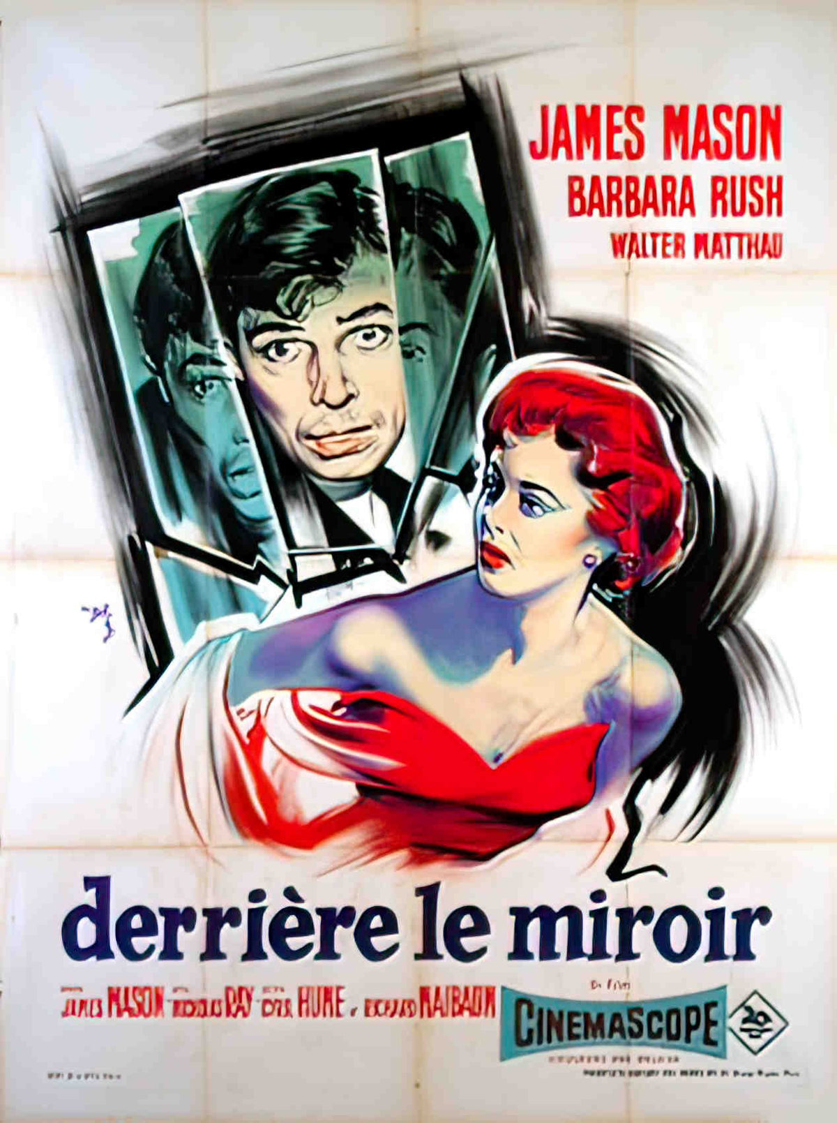 derriere le miroir Advert A4 Photo Print