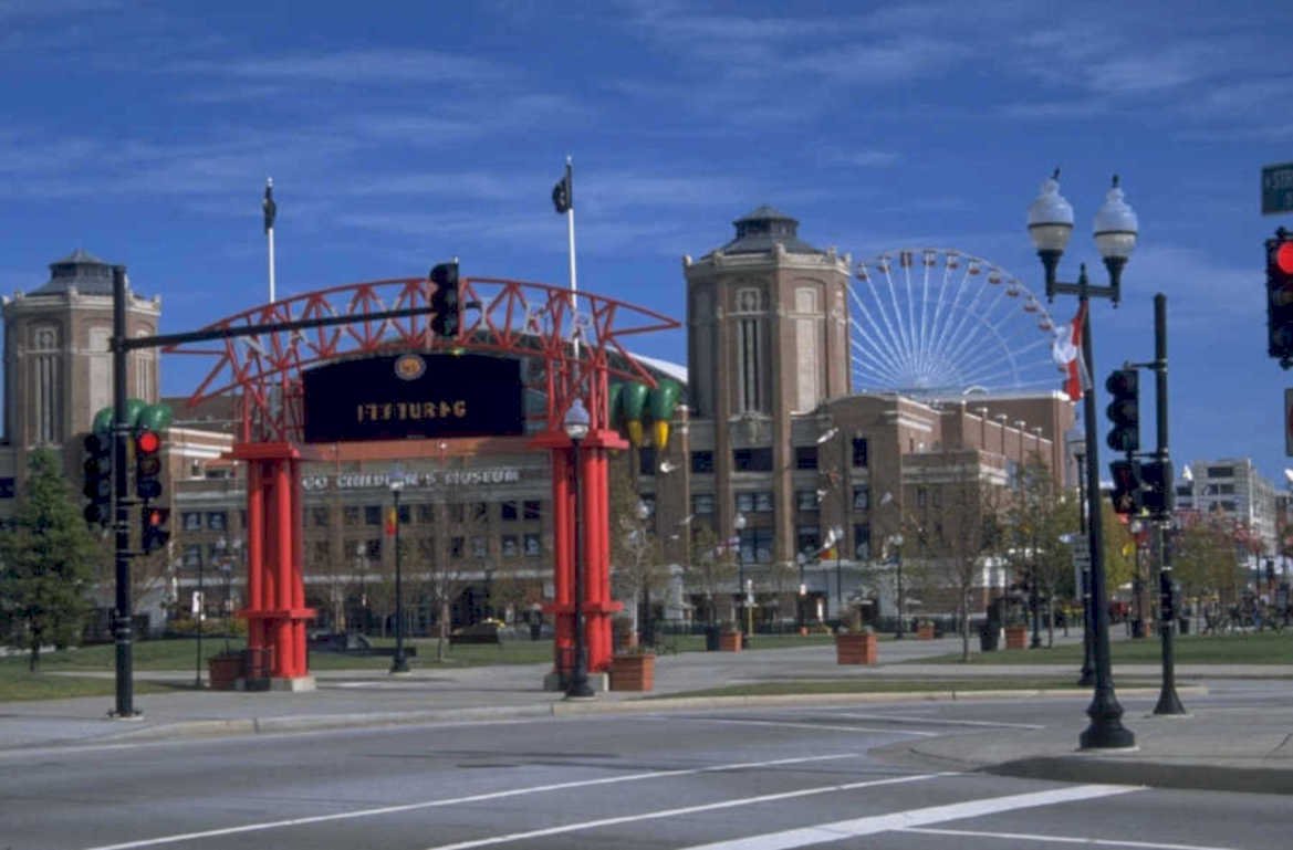 des moines skybridge 1980s 1990s A4 Photo Print