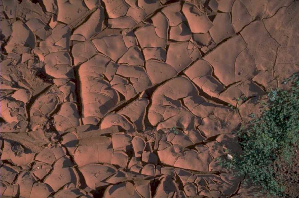 desert cracked earth 1980s 1990s A4 Photo Print