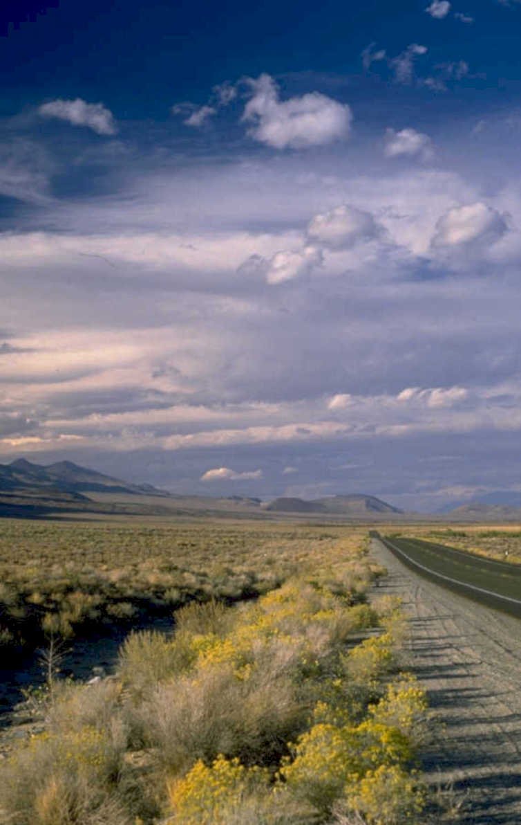 desert highway road 1980s 1990s A4 Photo Print