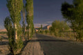 desert road dusk 1980s 1990s A4 Photo Print