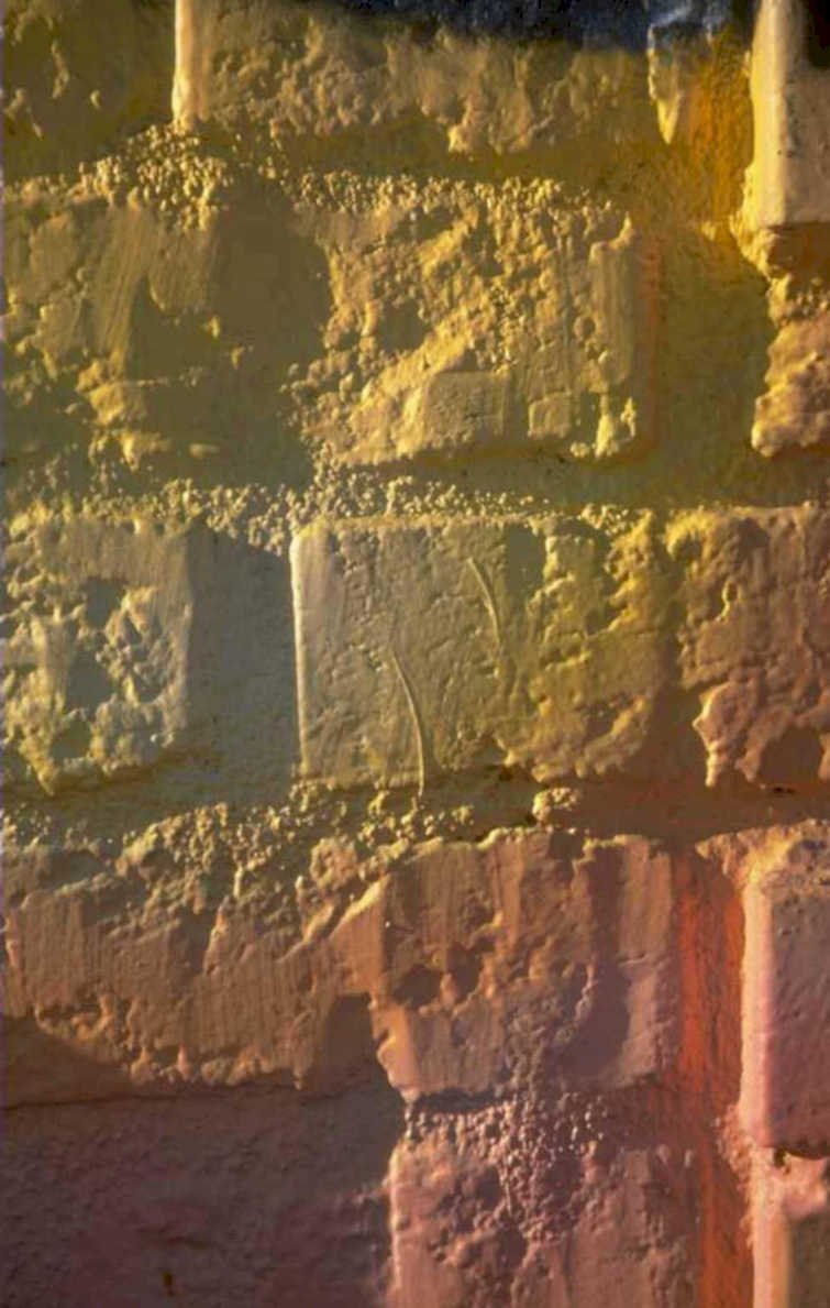 desert stone wall 1980s 1990s A4 Photo Print