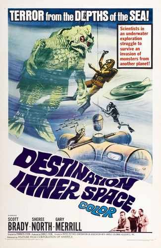 destination inner space  01 film star poster A4 Photo Print