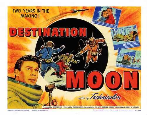 destination moon  02 film star poster A4 Photo Print