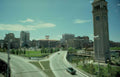 detroit towers com Vintage A4 Photo Print