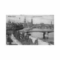 deutschalnd dresden elbpartie carola und augustusbrucke Vintage A4 Photo Print