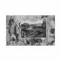 deutschland berlin am bahnhof friedrichstrasse Vintage A4 Photo Print