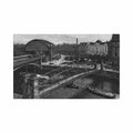 deutschland berlin bahnhof friedrichstrasse Vintage A4 Photo Print