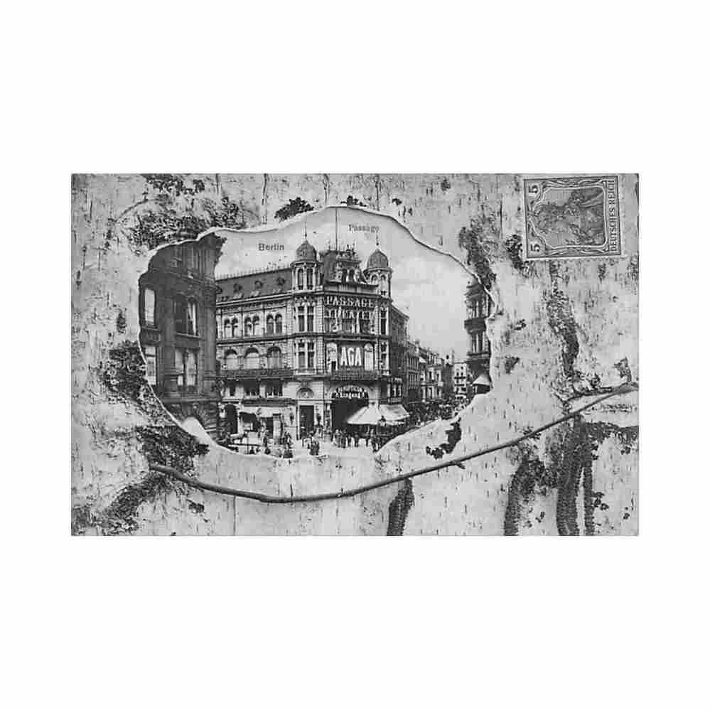 deutschland berlin passage theater panopticum Vintage A4 Photo Print