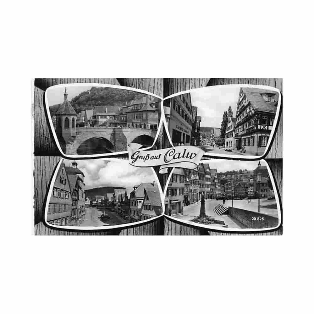 deutschland calw gruss aus Vintage A4 Photo Print