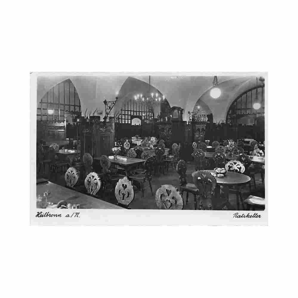 deutschland heilbronn ratskeller Vintage A4 Photo Print