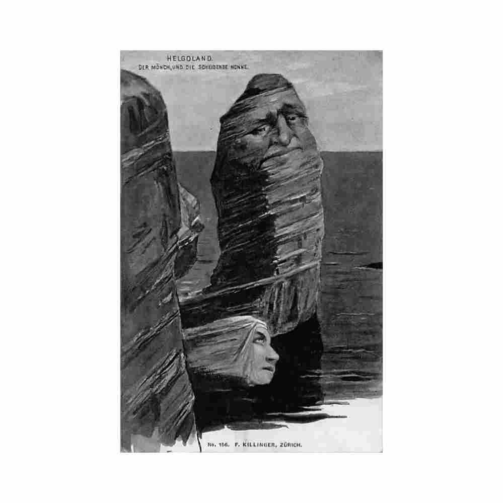 deutschland helgoland sh f killinger 156 Vintage A4 Photo Print