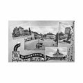 deutschland reichenbach markt wasserturm ob bahnhof postamt Vintage A4 Photo Print
