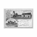 deutschland reichenberg sn gruss von der boxdorfer windmuhle litho verlag e winkler dresden Vintage A4 Photo Print