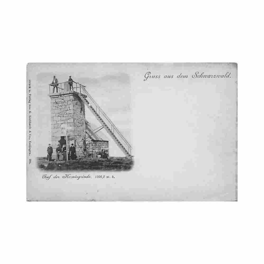 deutschland schwarzwald auf der hornisgrinde verlag k liebhardt Vintage A4 Photo Print
