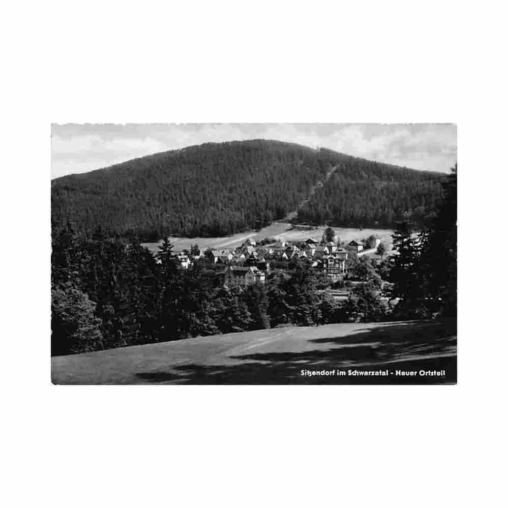 deutschland sitzendorf th neuer ortsteil Vintage A4 Photo Print