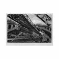 deutschland wuppertal nw schwebebahn a d sonnborner brucke Vintage A4 Photo Print