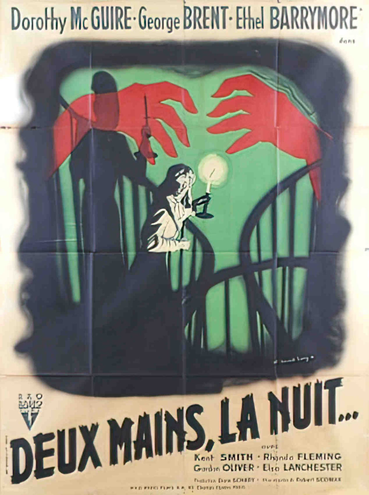 deux mains la nuit A Advert A4 Photo Print