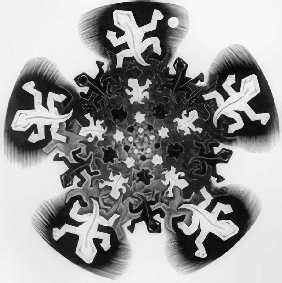 development ii mc escher 1939 s1 A4 Photo Print