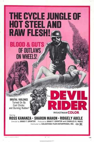 devil rider  01 film star poster A4 Photo Print