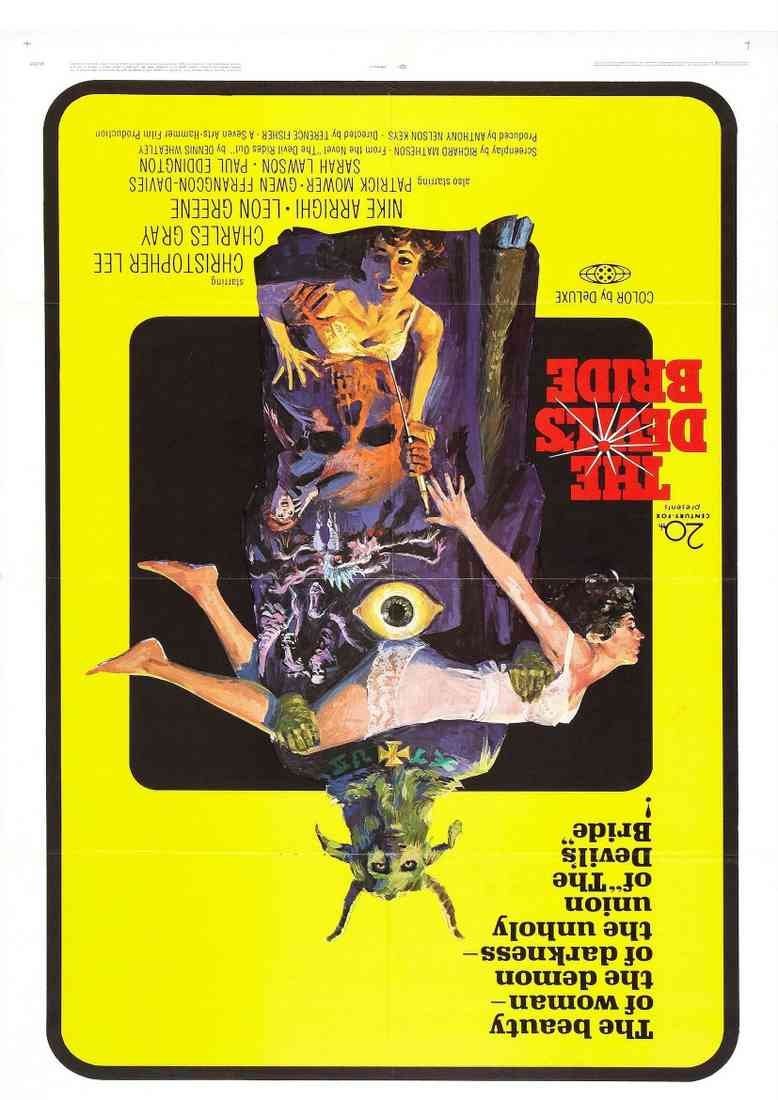 devil rides out poster 01 A4 Photo Print