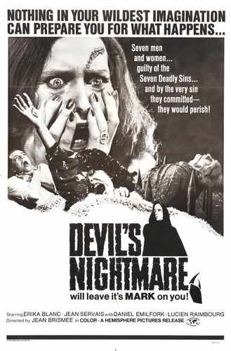 devils nightmare  01 film star poster A4 Photo Print