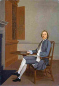 devis An Unknown Man Seated at a Table Art A4 Photo Print